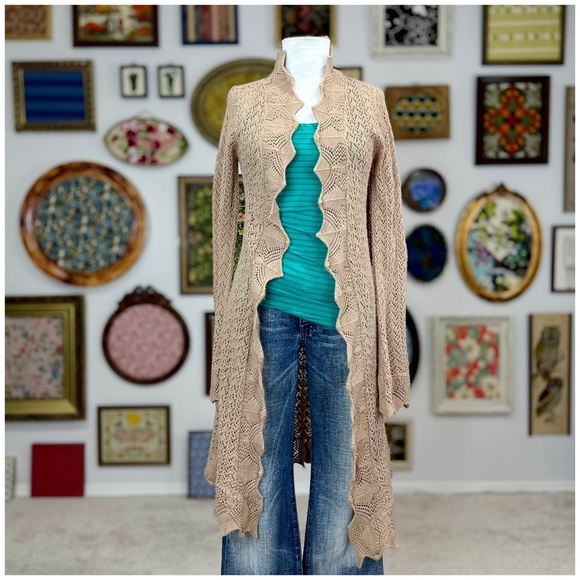 2005 Anthro “Brookside Sweater Coat” by E. Gillett - Picture 6 of 16